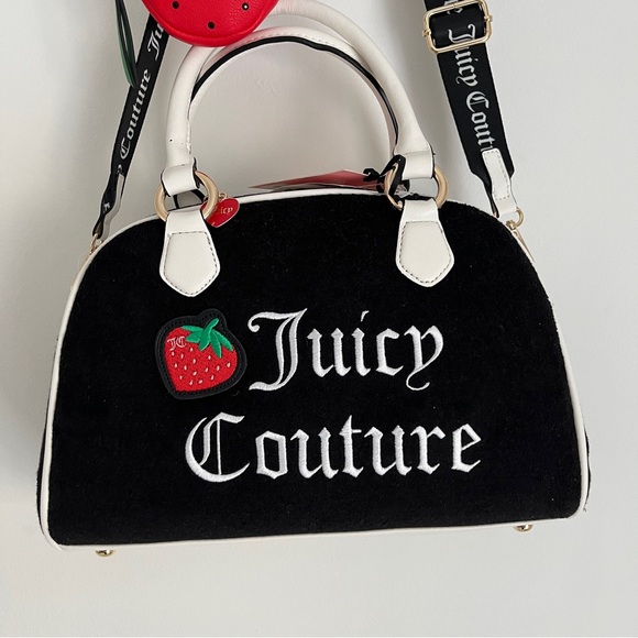 VIRAL juicy couture- sweet n juicy apple (strawberry) satchel bag 🍓 - Picture 3 of 6